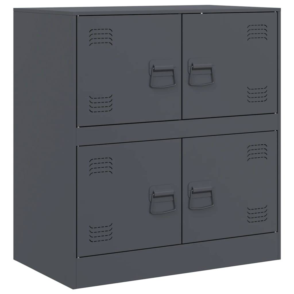 vidaXL Sideboard Anthrazit 67x39x73 cm Stahl
