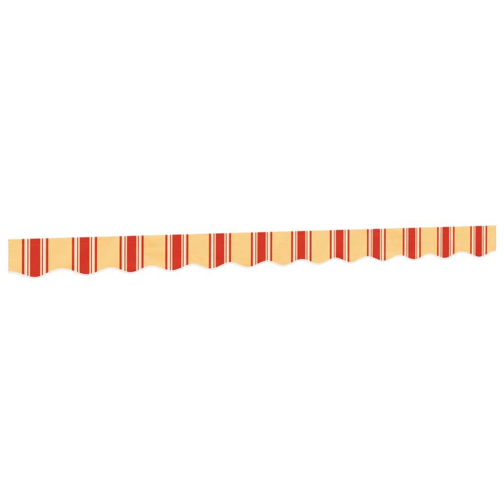 vidaXL Markisenvolant Gelb und Orange Gestreift 3 m