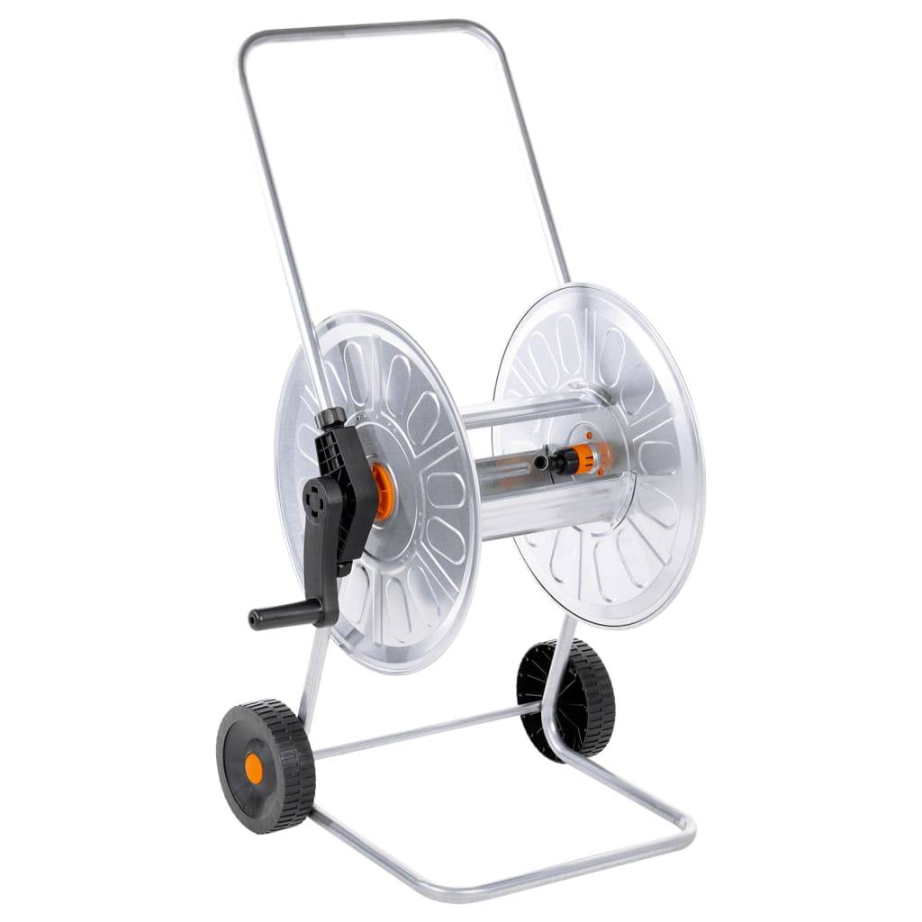 vidaXL Schlauchwagen für 80 m 1/2" oder 50 m 3/4" Schlauch Stahl