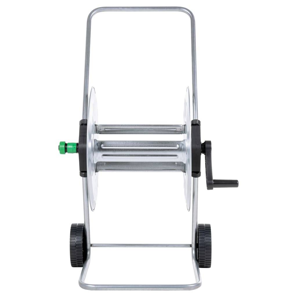 vidaXL Schlauchwagen für 80 m 1/2" oder 50 m 3/4" Schlauch Stahl