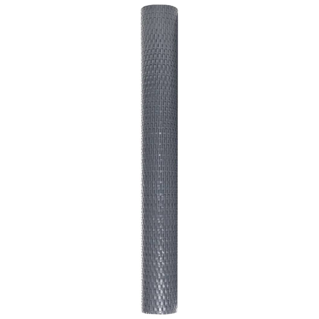 vidaXL Balkon-Sichtschutz Anthrazit 300x90 cm Poly Rattan