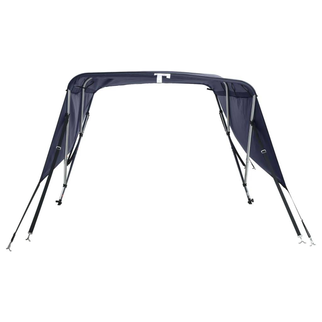 vidaXL 3-Bow Bimini-Top mit Seitenteilen 183x(137-152)x137 cm