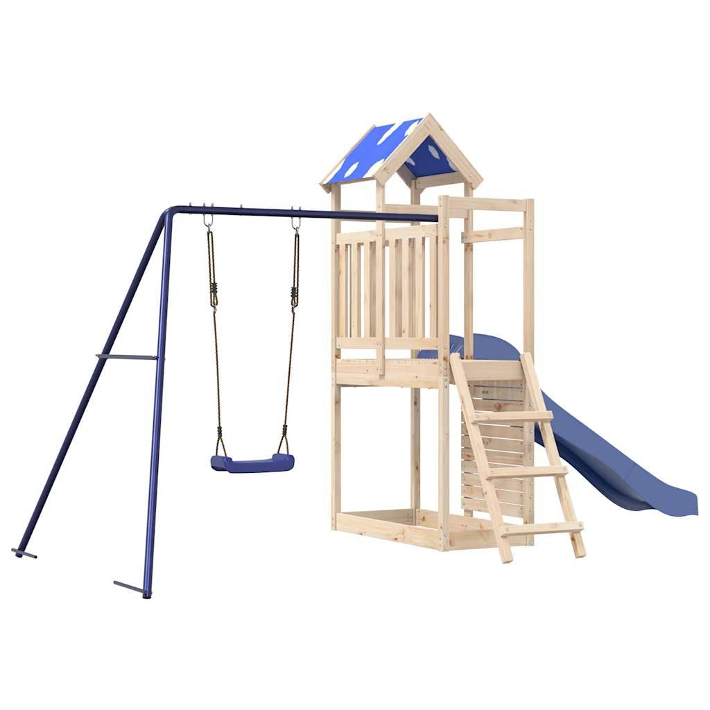 vidaXL Spielturm Massivholz Kiefer