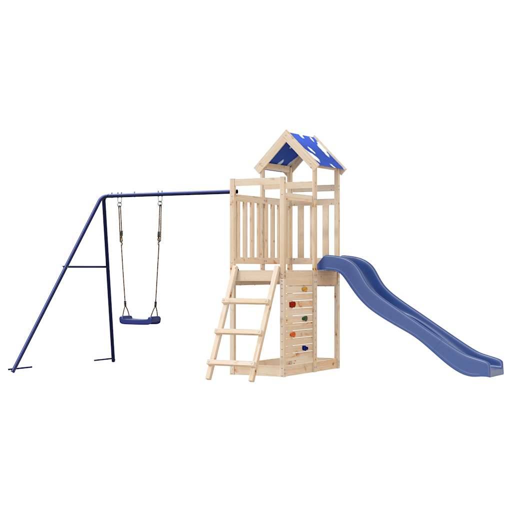 vidaXL Spielturm Massivholz Kiefer