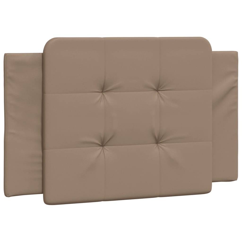 vidaXL Kopfteil-Kissen "Zadar" Cappuccino-Braun 90 cm Kunstleder