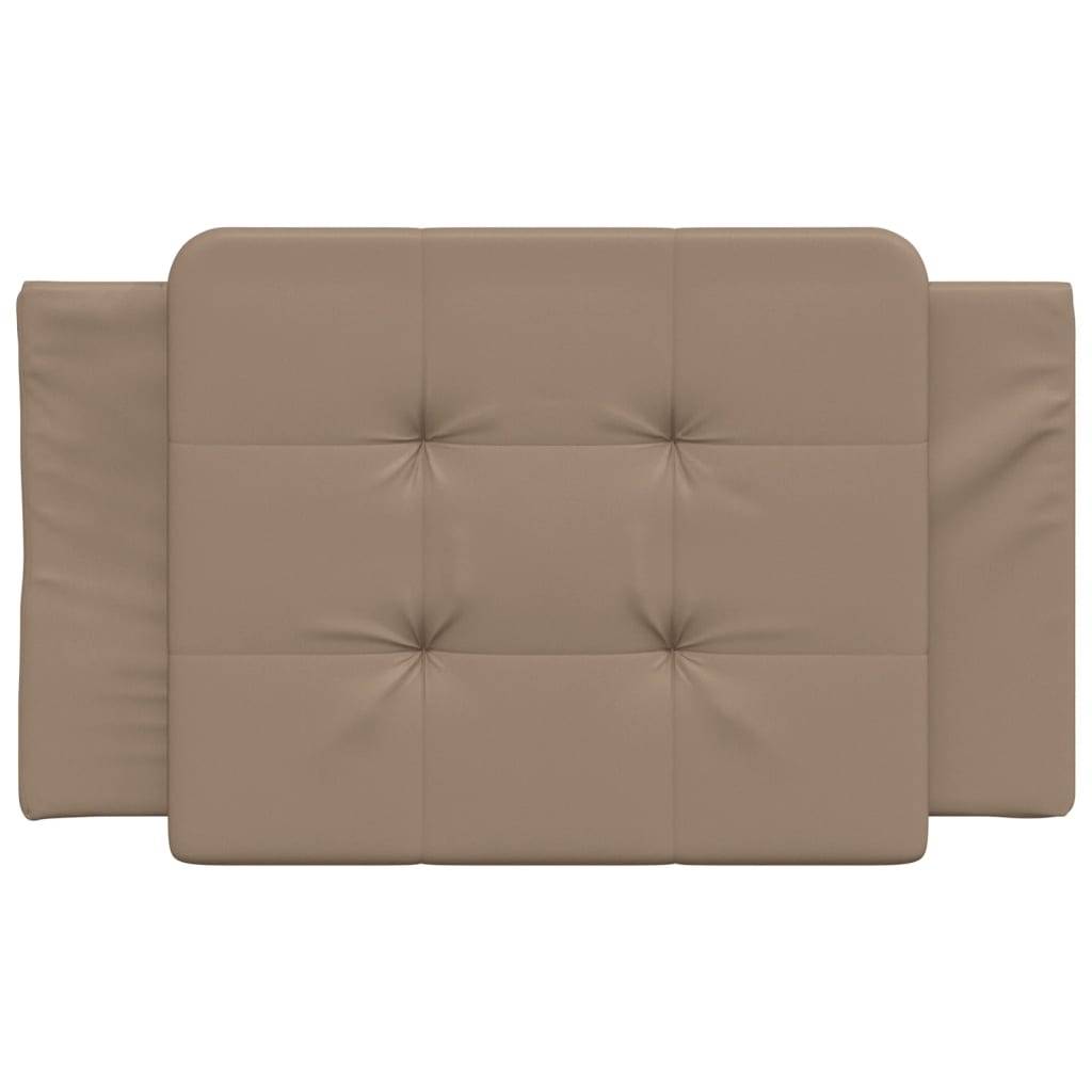 vidaXL Kopfteil-Kissen "Zadar" Cappuccino-Braun 90 cm Kunstleder