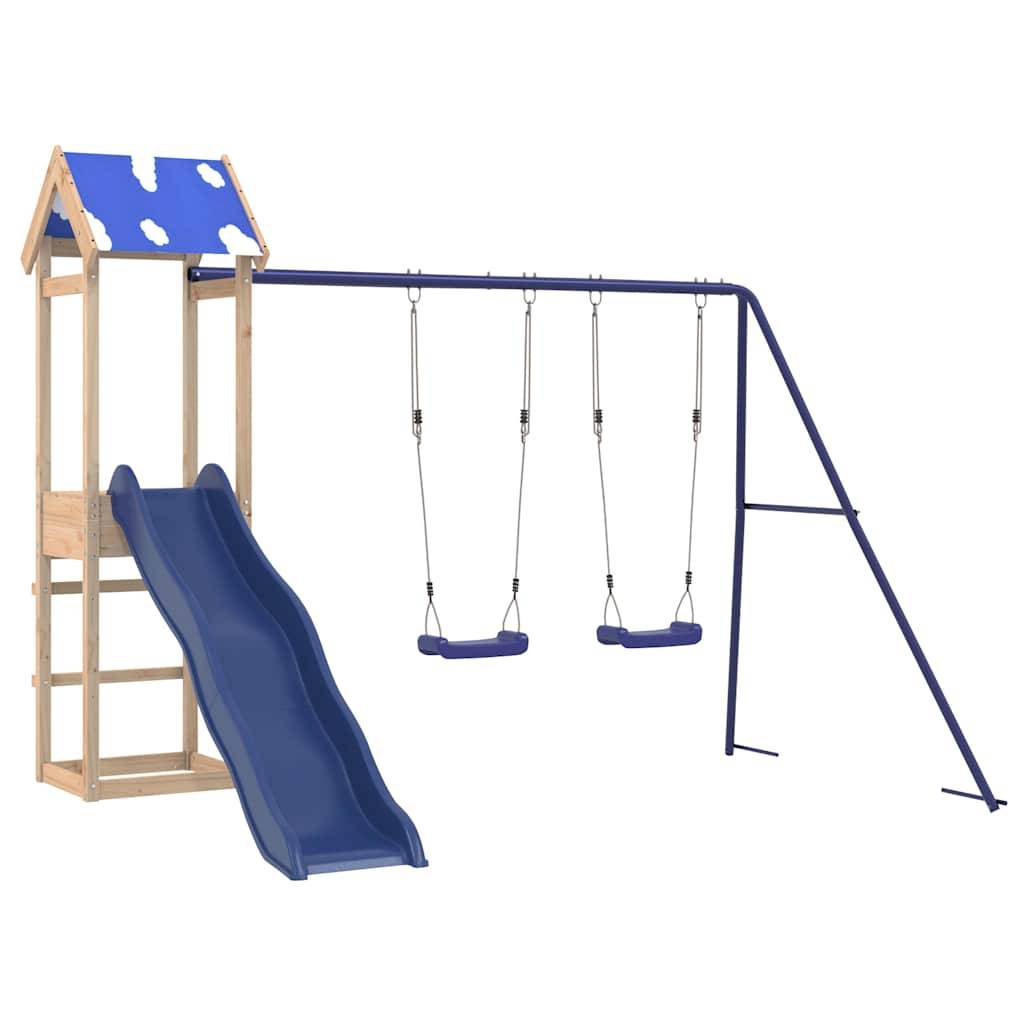 vidaXL Spielturm Massivholz Kiefer