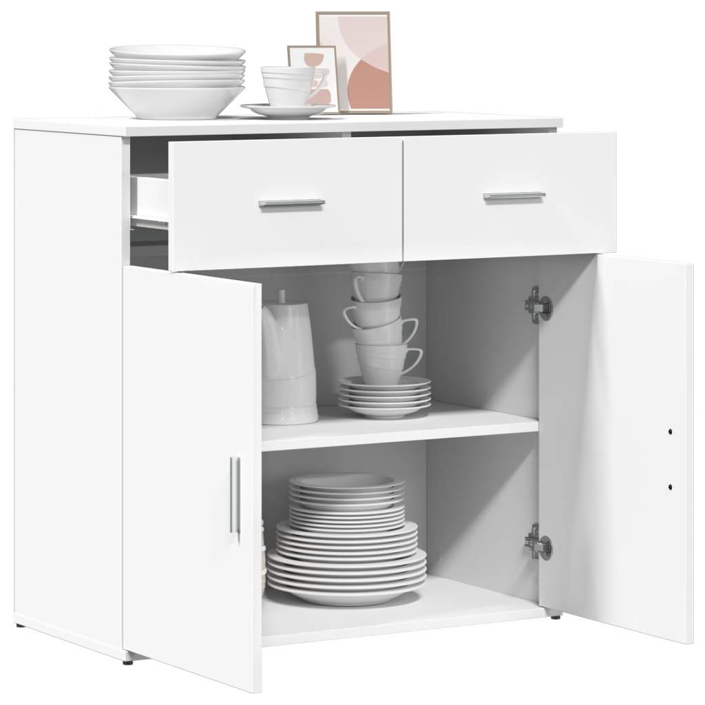 vidaXL Sideboard Weiß 79x38x80 cm Holzwerkstoff