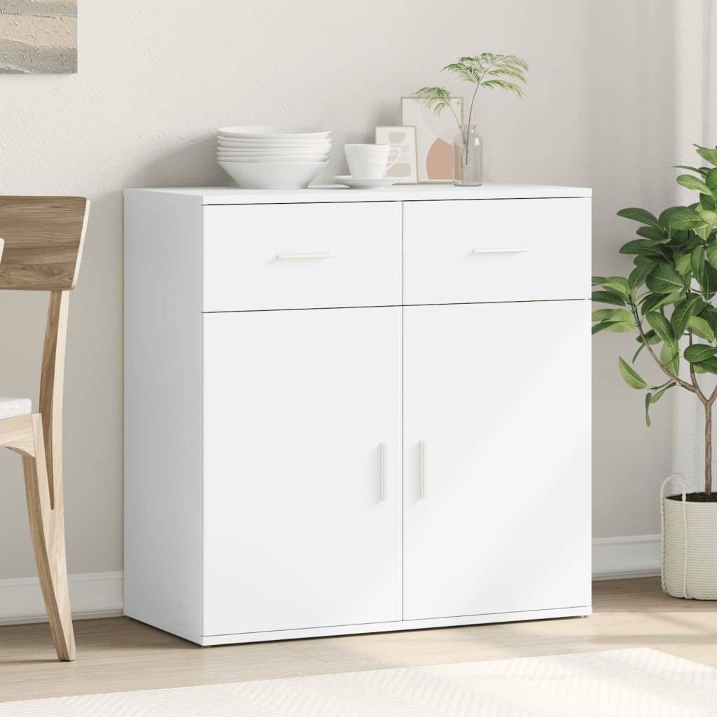 vidaXL Sideboard Weiß 79x38x80 cm Holzwerkstoff
