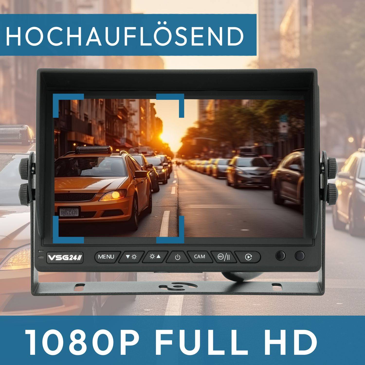 VSG24 7" Rückfahrkamera Set CAMPER HD | 1080P-HD Kamera RVS-24191
