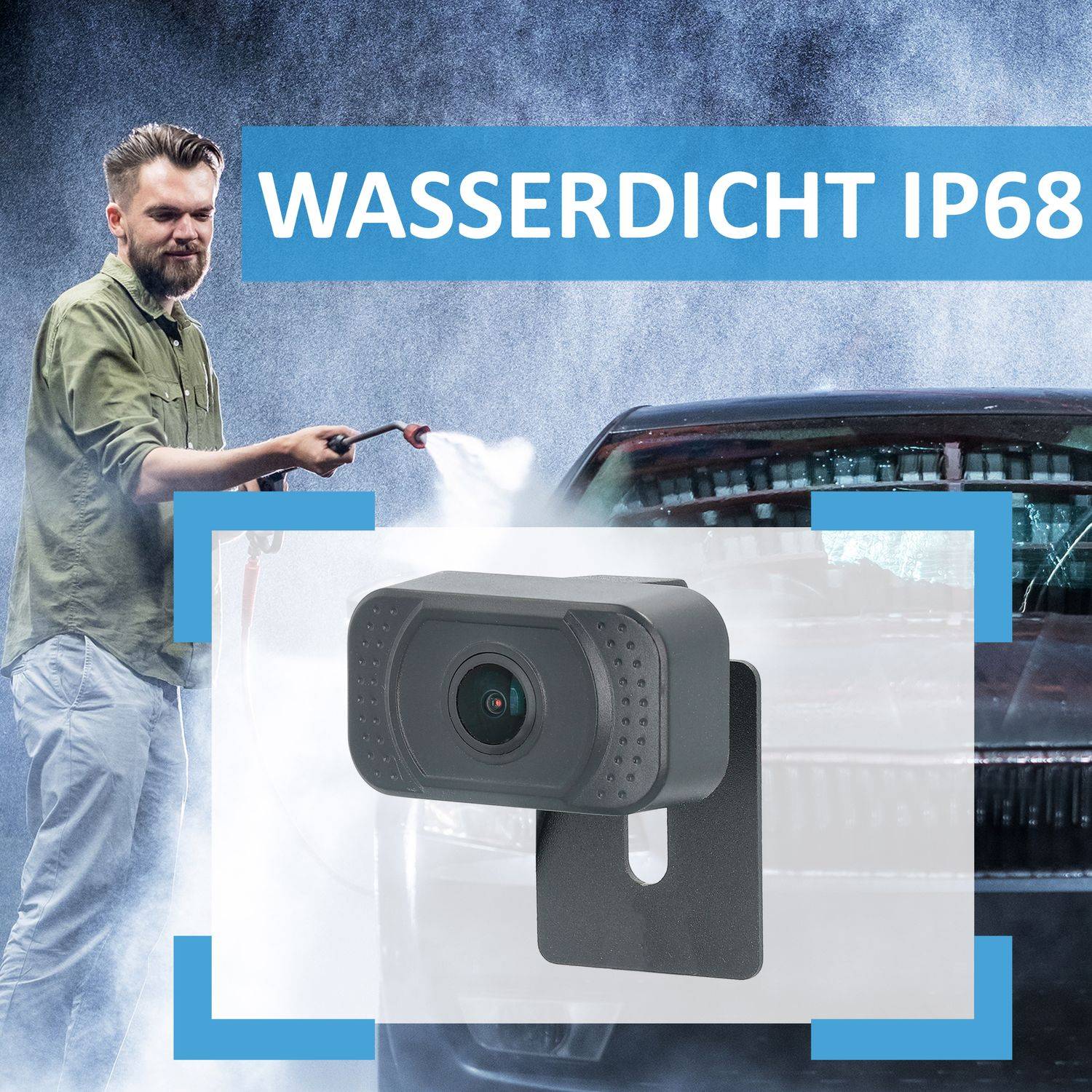 VSG24 Erweiterungs-FUNK Rückfahrkamera PREMIUM ONE HD-720P Auflösung