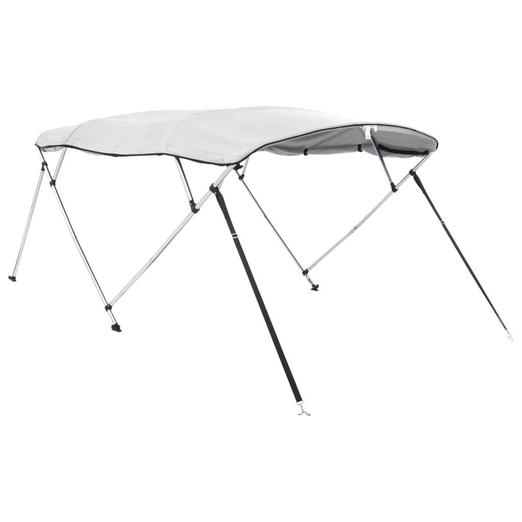 vidaXL 4-Bow Bimini-Top mit Seitenteilen 243x(185-198)x137 cm