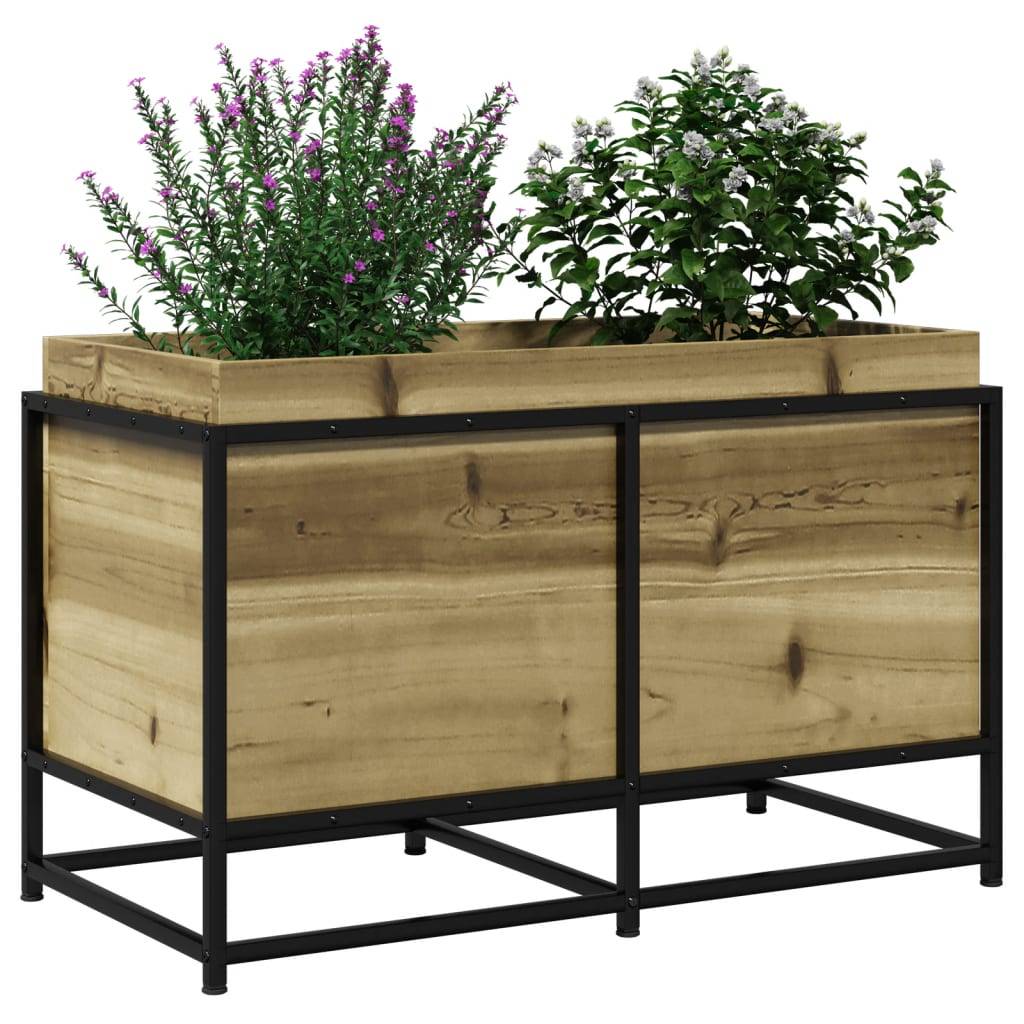 vidaXL Pflanzkübel 80x40x50 cm Kiefernholz Imprägniert