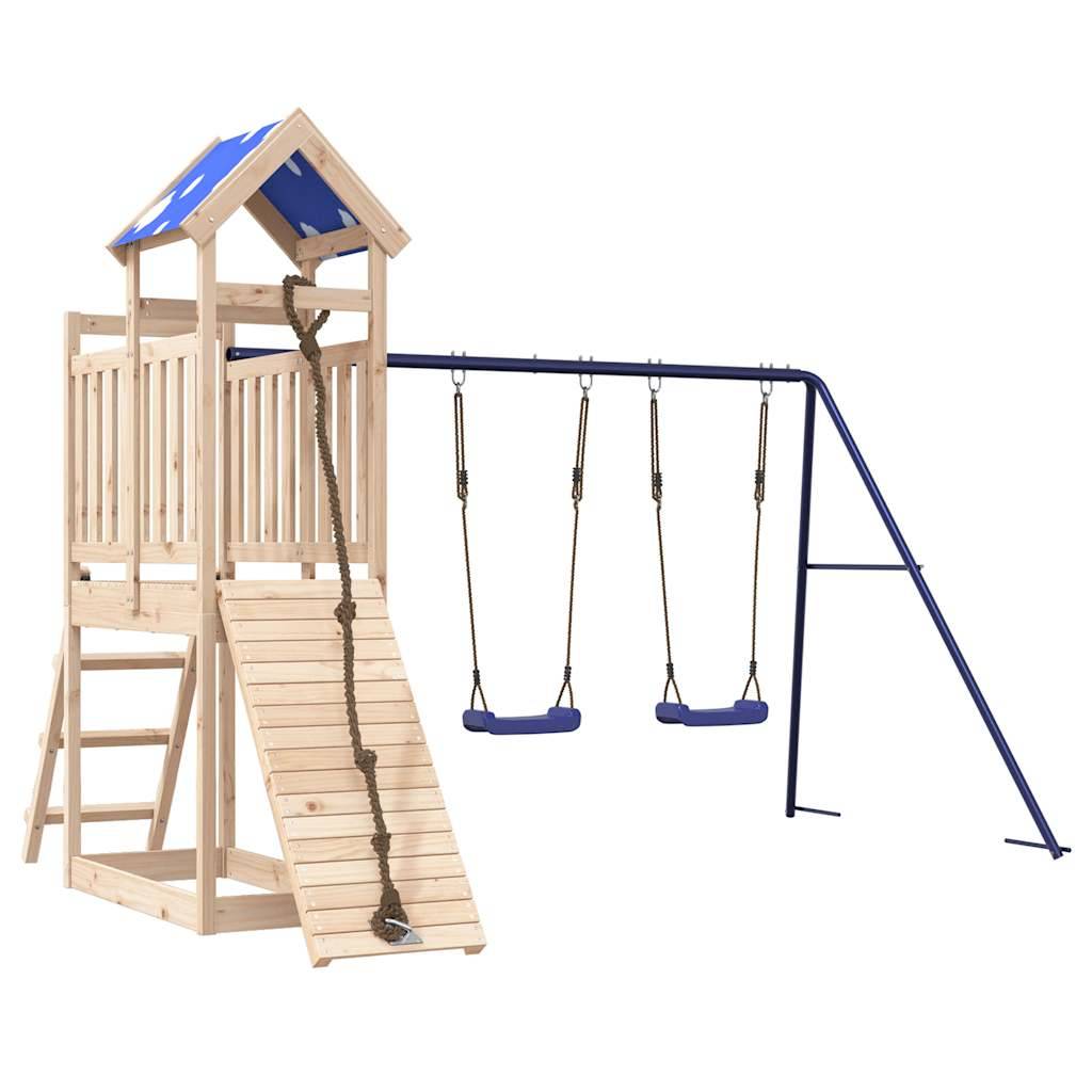 vidaXL Spielturm Massivholz Kiefer