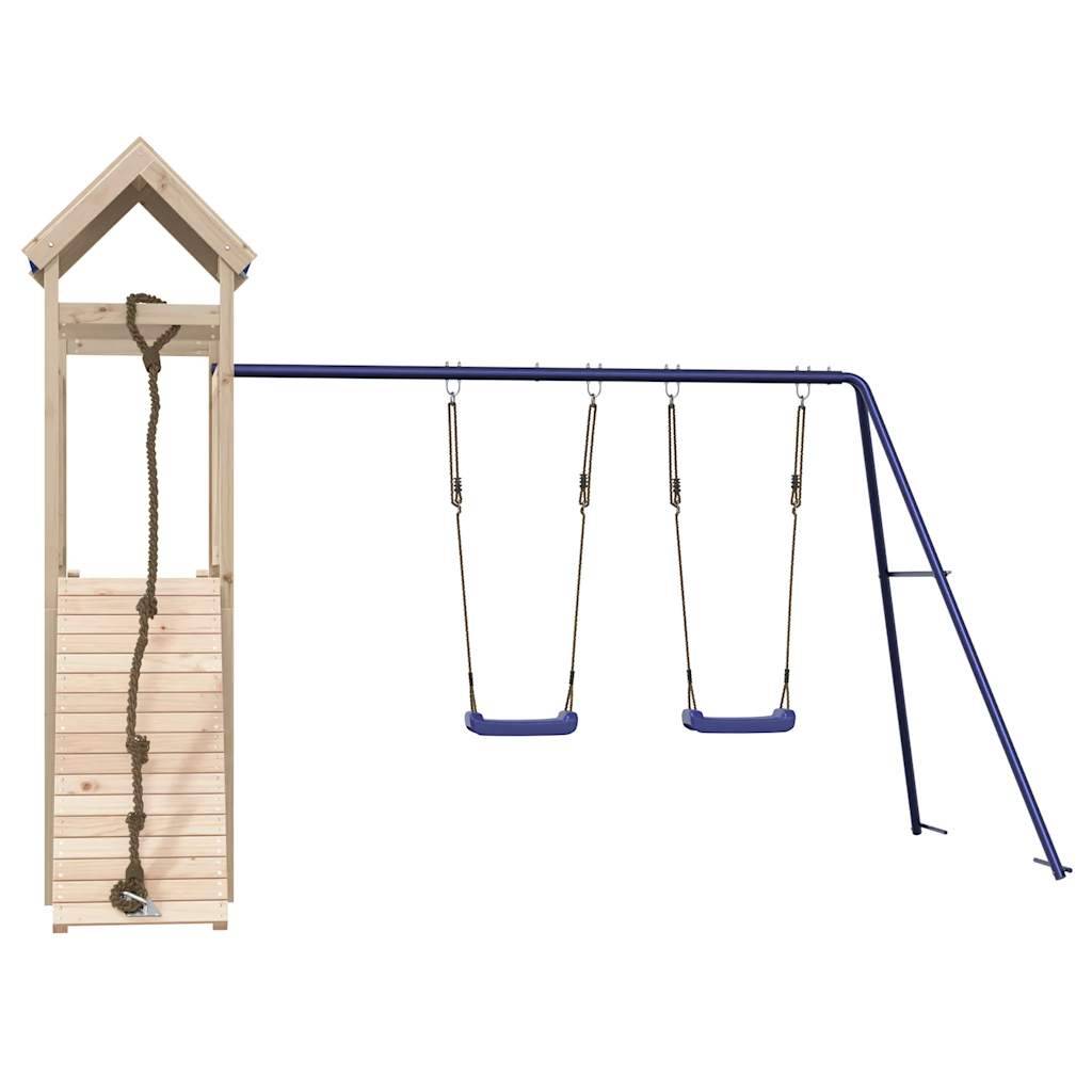 vidaXL Spielturm Massivholz Kiefer