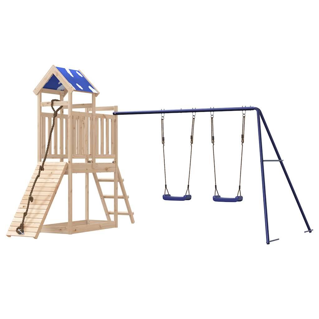 vidaXL Spielturm Massivholz Kiefer