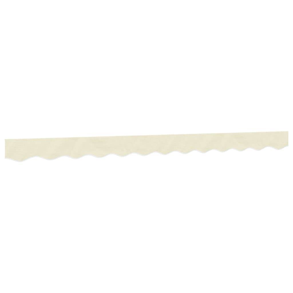 vidaXL Markisenvolant Creme Gestreift 3 m