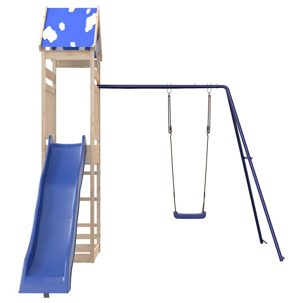 vidaXL Spielturm Massivholz Kiefer