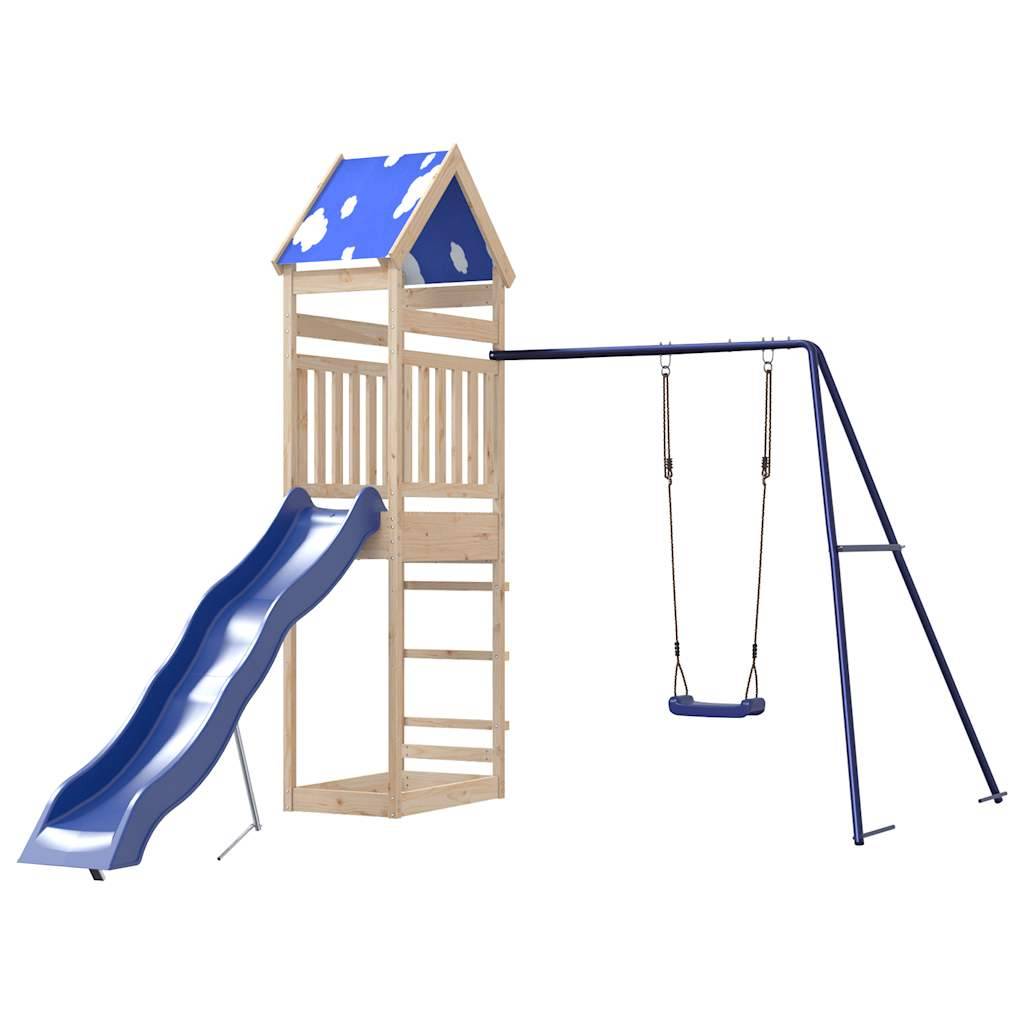 vidaXL Spielturm Massivholz Kiefer