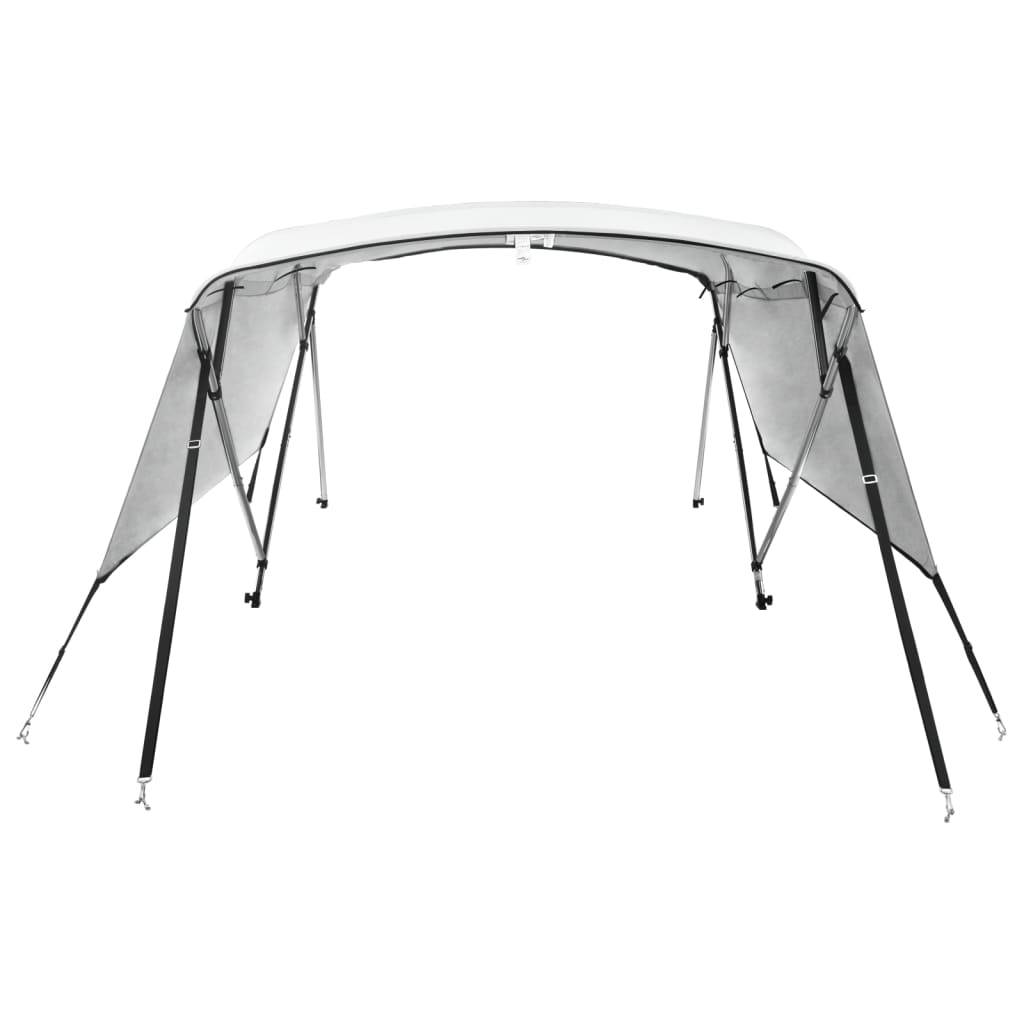vidaXL 4-Bow Bimini-Top mit Seitenteilen 243x(185-198)x137 cm