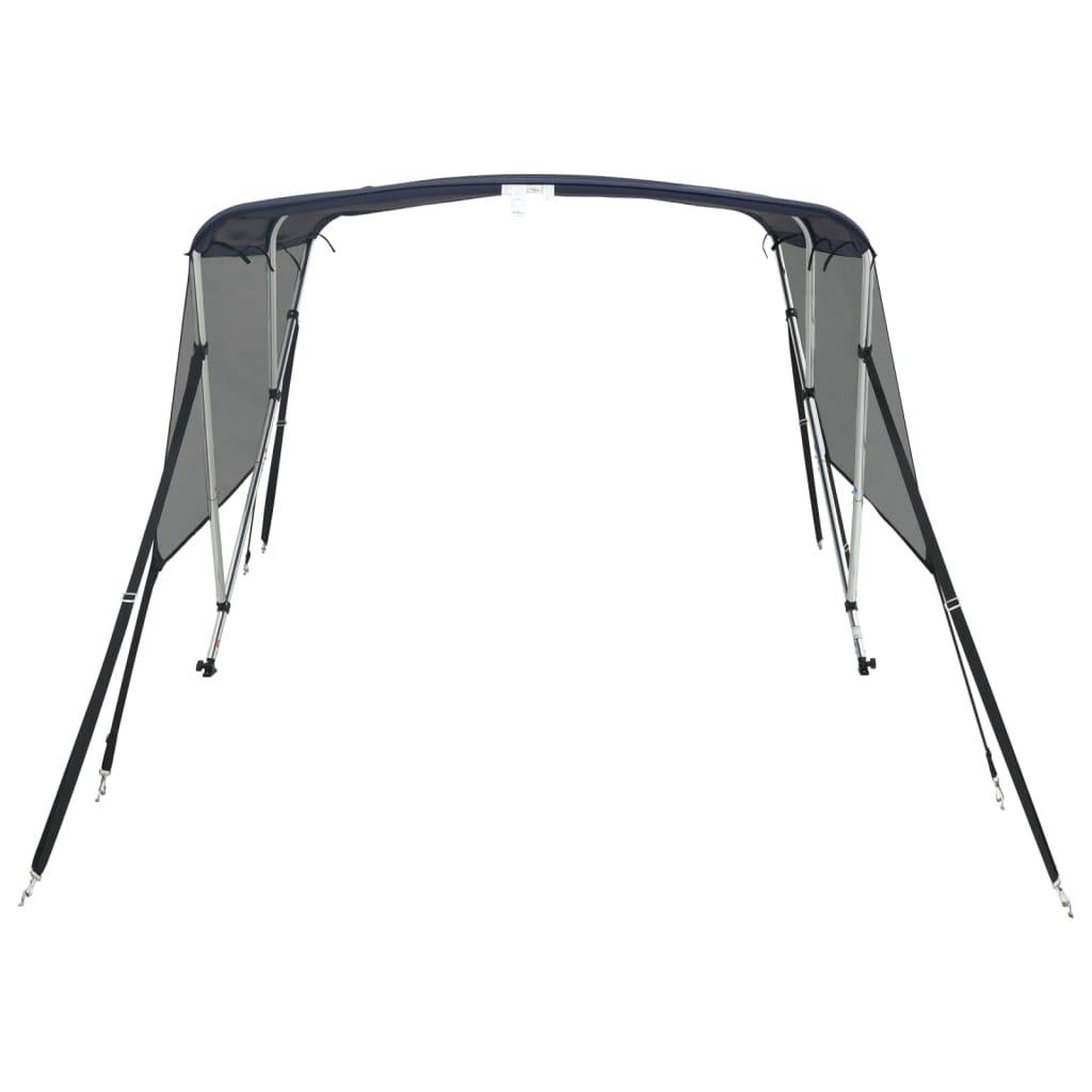 vidaXL 3-Bow Bimini-Top mit Mesh-Seitenteilen 183x(185-198)x137 cm