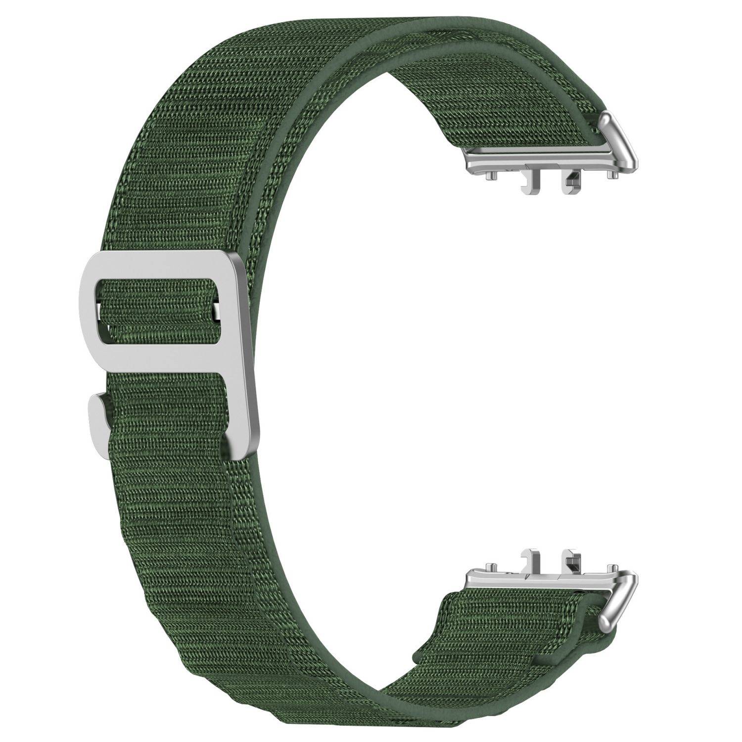 Für Samsung Galaxy Fit 3 Elastisches Design Nylon / Canvas Ersatz Arm Band Grün