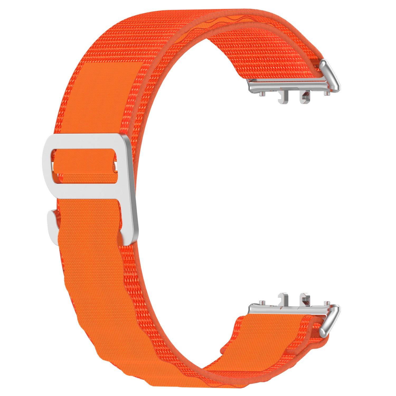 Für Samsung Galaxy Fit 3 Elastisches Design Nylon / Canvas Ersatz Arm Band Orange