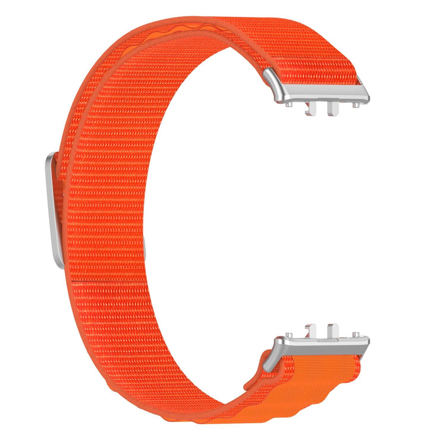 Für Samsung Galaxy Fit 3 Elastisches Design Nylon / Canvas Ersatz Arm Band Orange