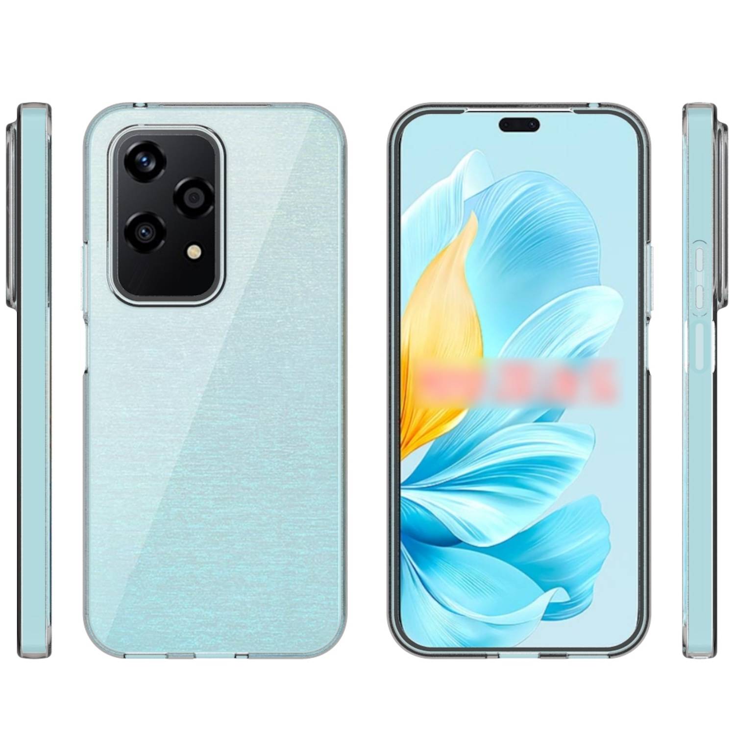 Für Honor 200 Lite Silikon TPU Schutz Handy Hülle dünn Transparent