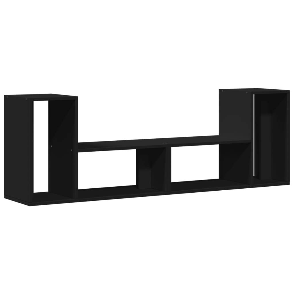 vidaXL TV-Schränke 2 Stk. Schwarz 75x30x50 cm Holzwerkstoff