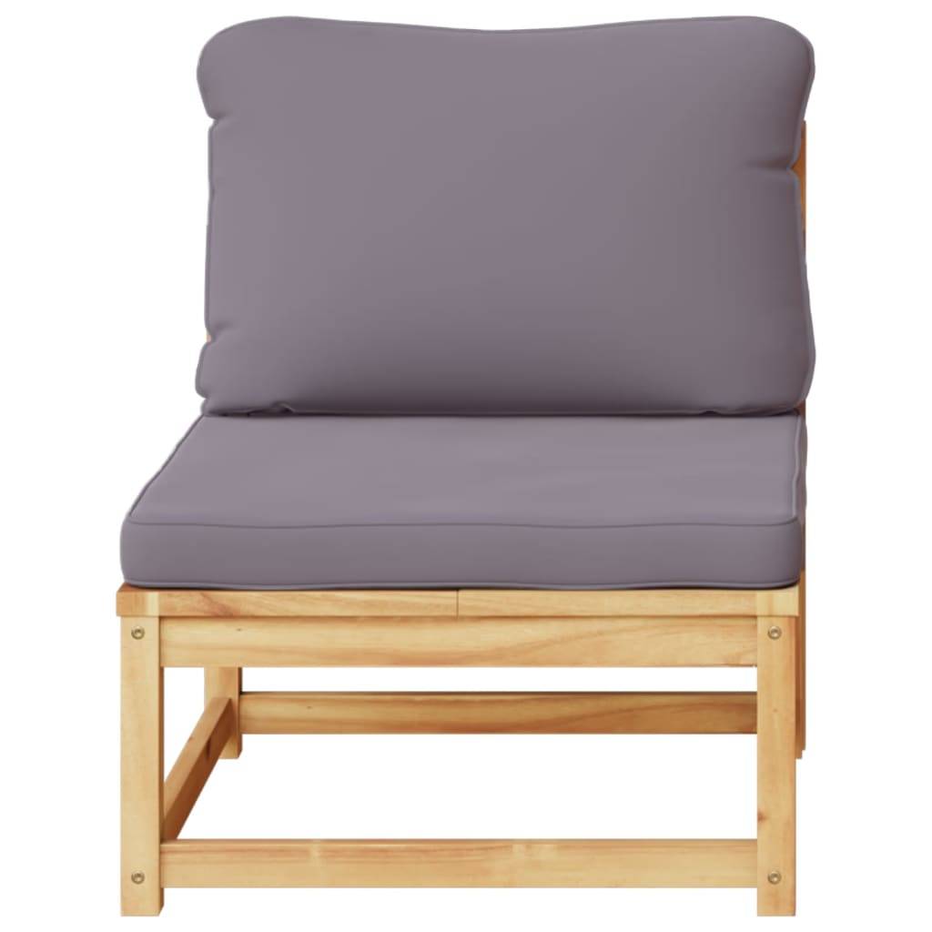 vidaXL Gartensofa mit Kissen Massivholz Akazie