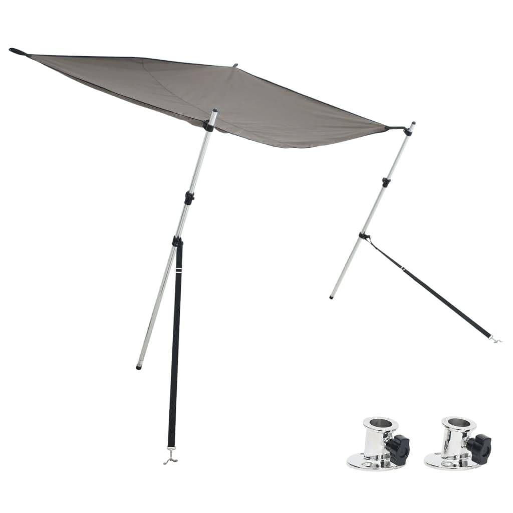 vidaXL T-Top-Beschattungsverlängerung Anthrazit 170x170x(113-182,5) cm