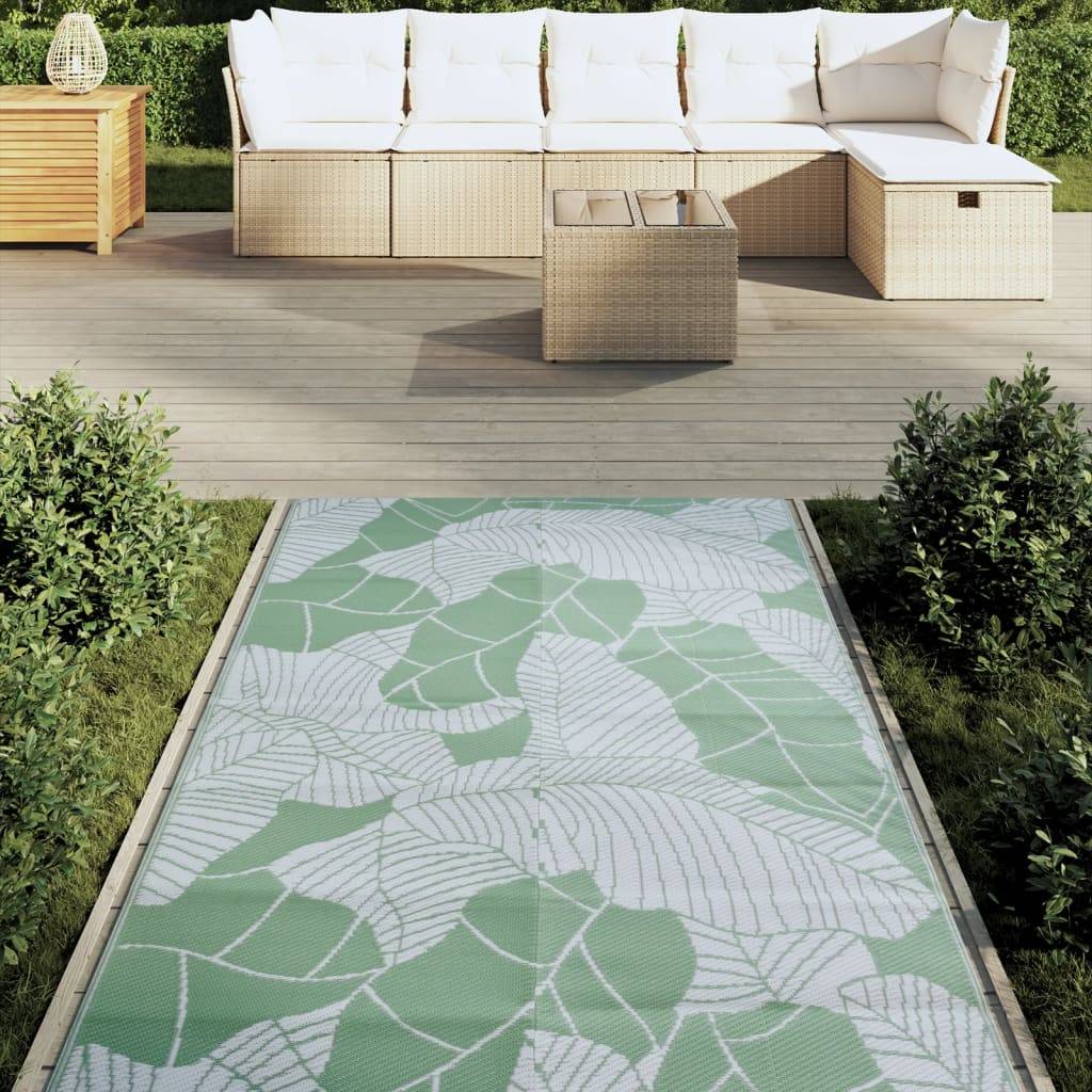 vidaXL Outdoor-Teppich ARAKIL Grün 120x180 cm PP