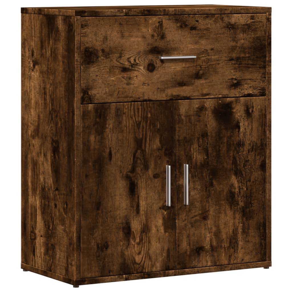 vidaXL Sideboard Räuchereiche 60x31x70 cm Holzwerkstoff
