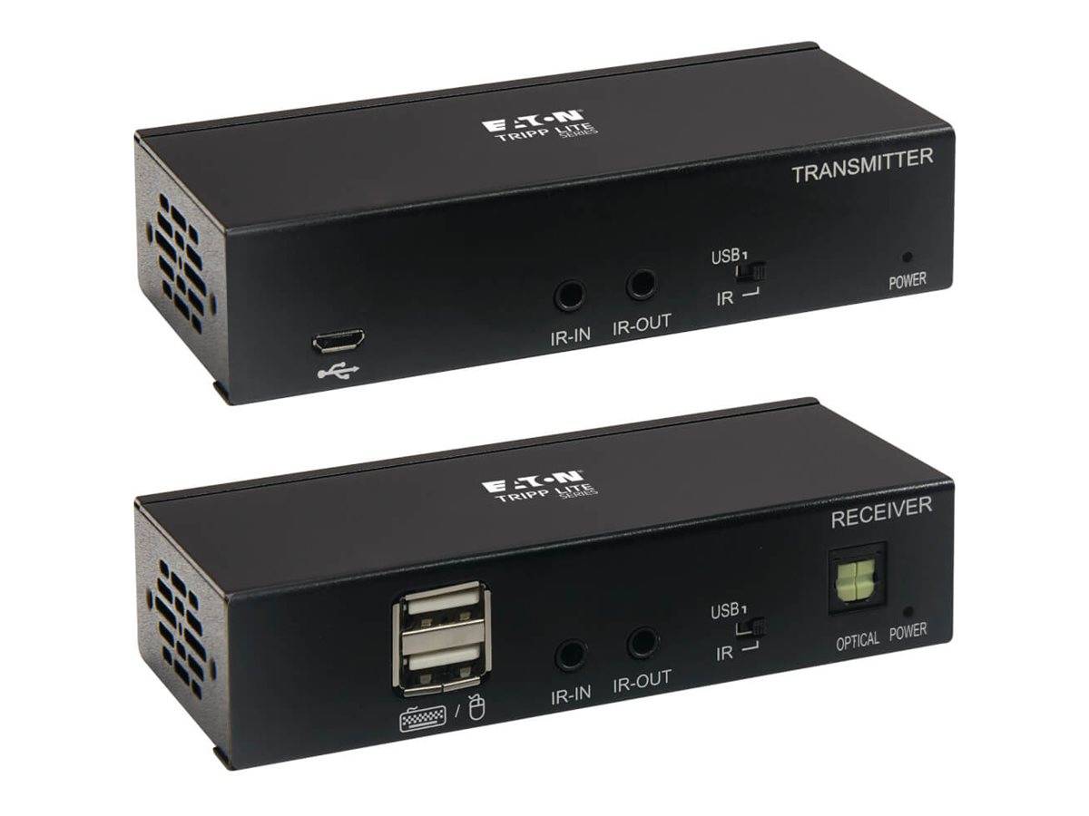 TRIPP - Eaton Tripp Lite Series USB C to HDMI over Cat6 Extender Kit with KVM Support, 4K 60Hz, 4:4:4, Transmitter/Recei