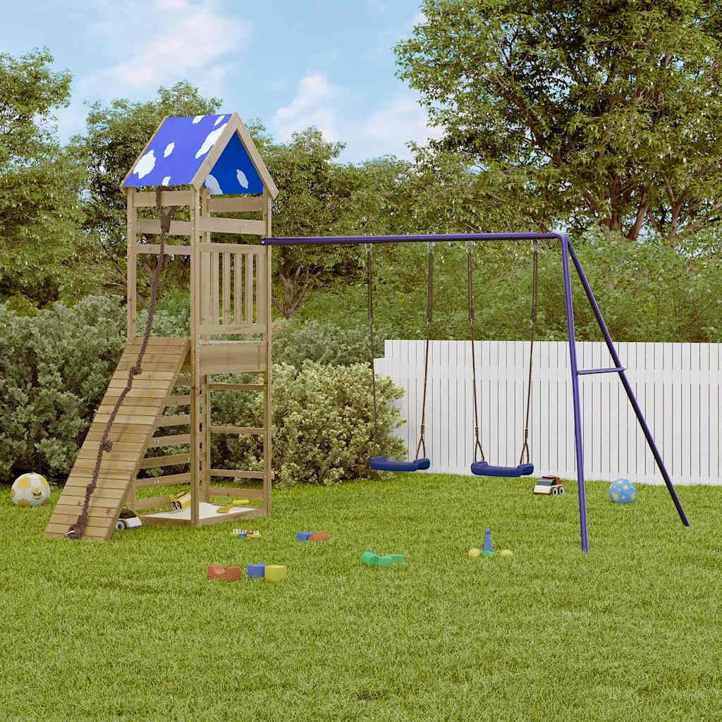 vidaXL Spielturm Imprägniertes Kiefernholz