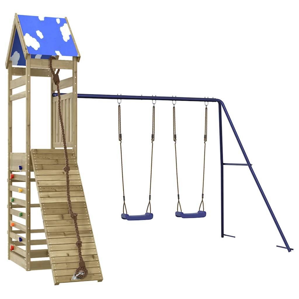 vidaXL Spielturm Imprägniertes Kiefernholz