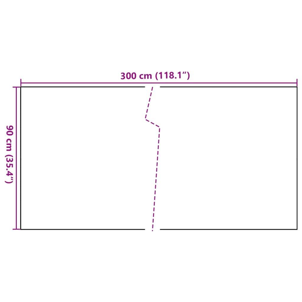 vidaXL Balkon-Sichtschutz Anthrazit 300x90 cm Poly Rattan