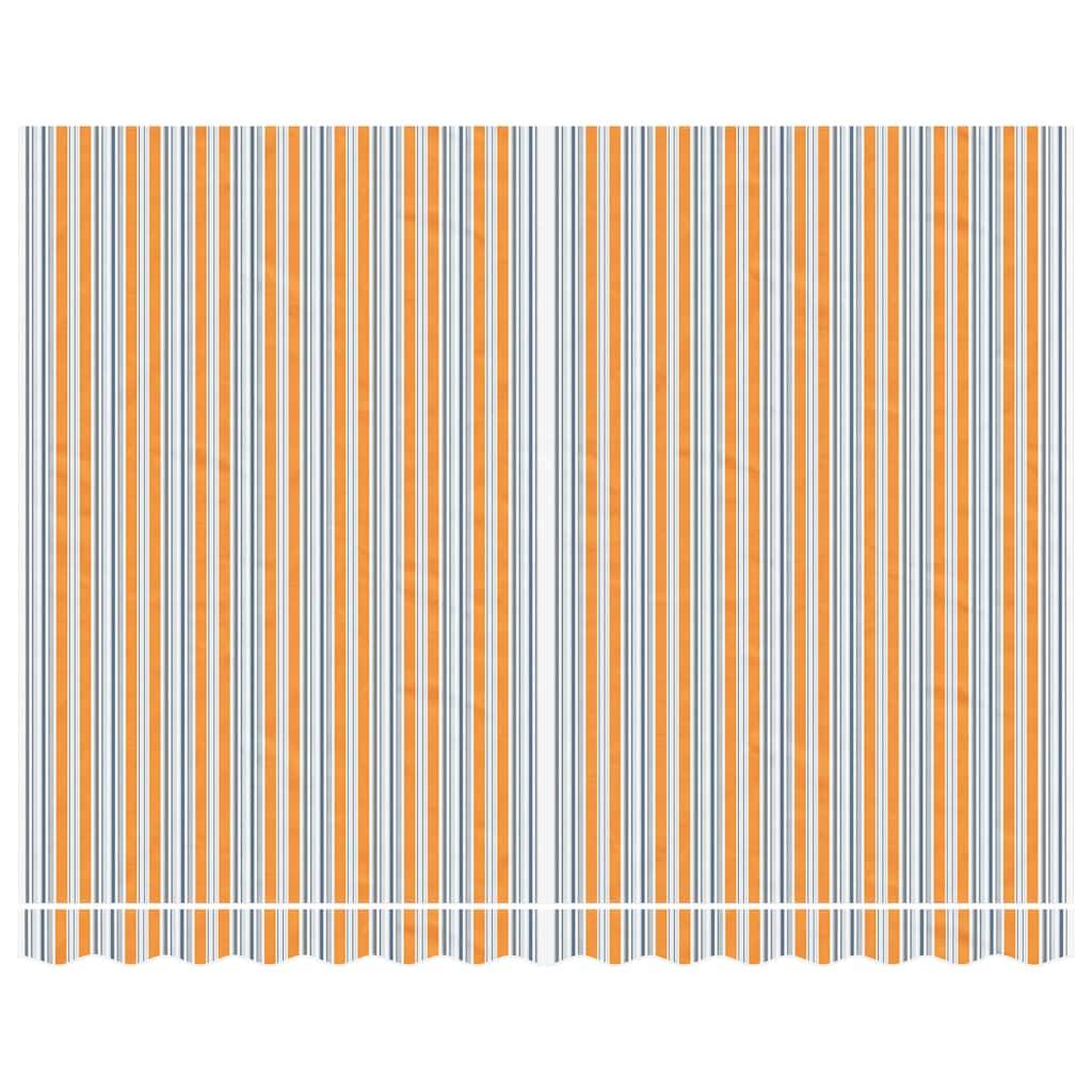 vidaXL Markisenbespannung Mehrfarbig Gestreift 3,5x2,5 m