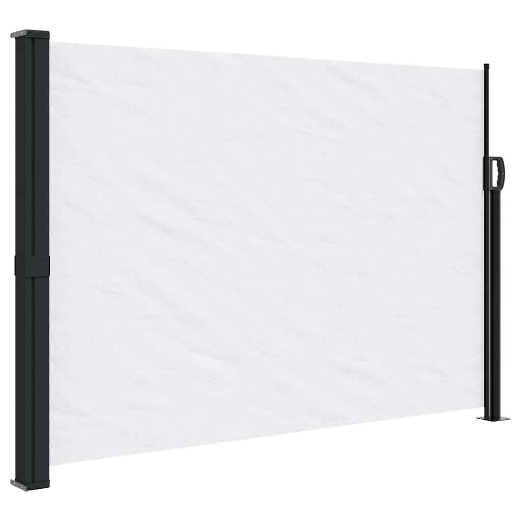 vidaXL Seitenmarkise Ausziehbar Weiß 140x300 cm
