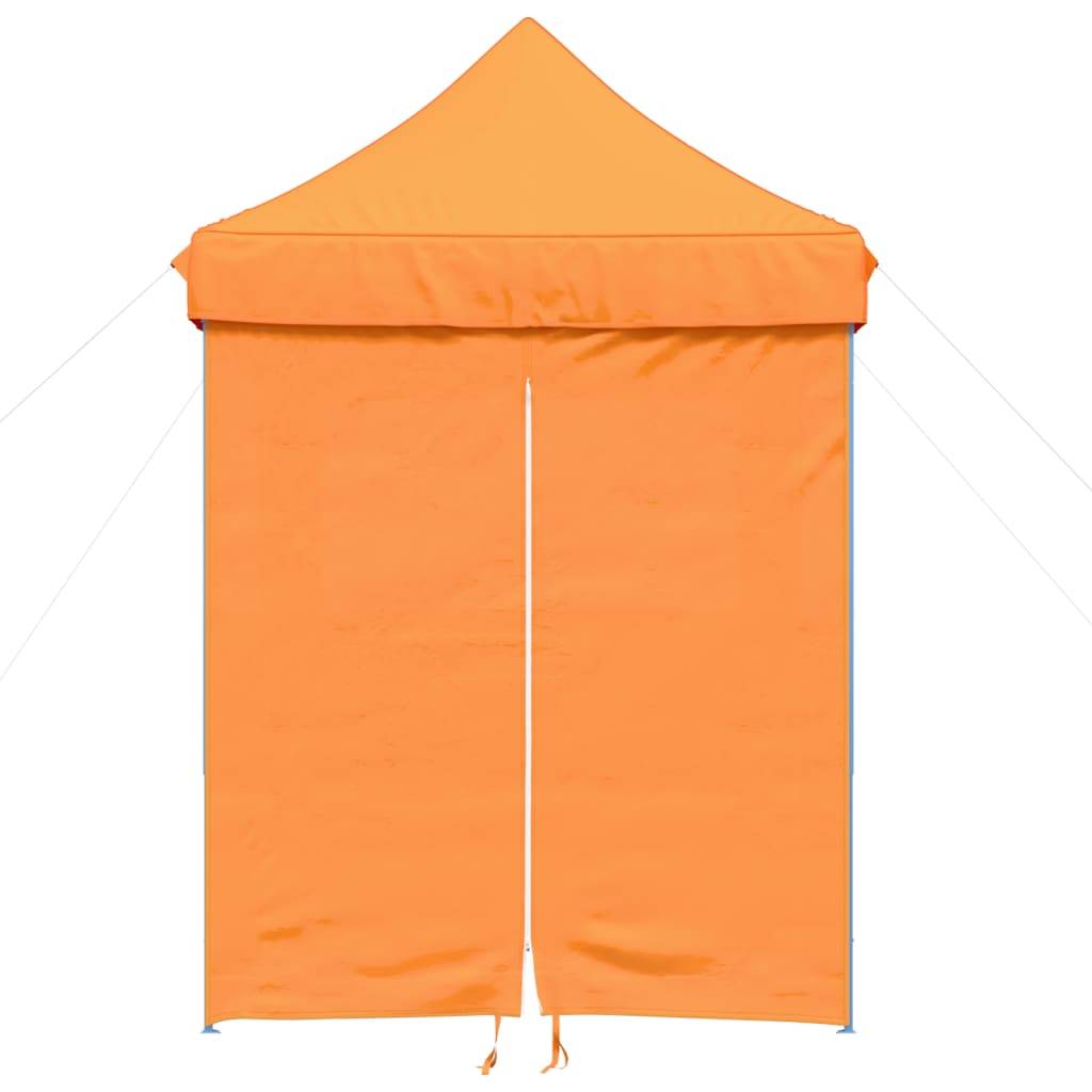 vidaXL Partyzelt Faltbar Pop-Up mit 4 Seitenteilen Orange