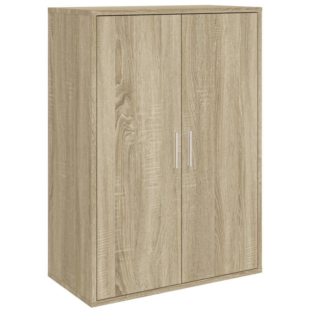 vidaXL Sideboards 2 Stk. Sonoma-Eiche 60x31x84 cm Holzwerkstoff