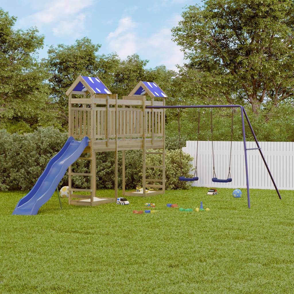 vidaXL Spielturm Imprägniertes Kiefernholz