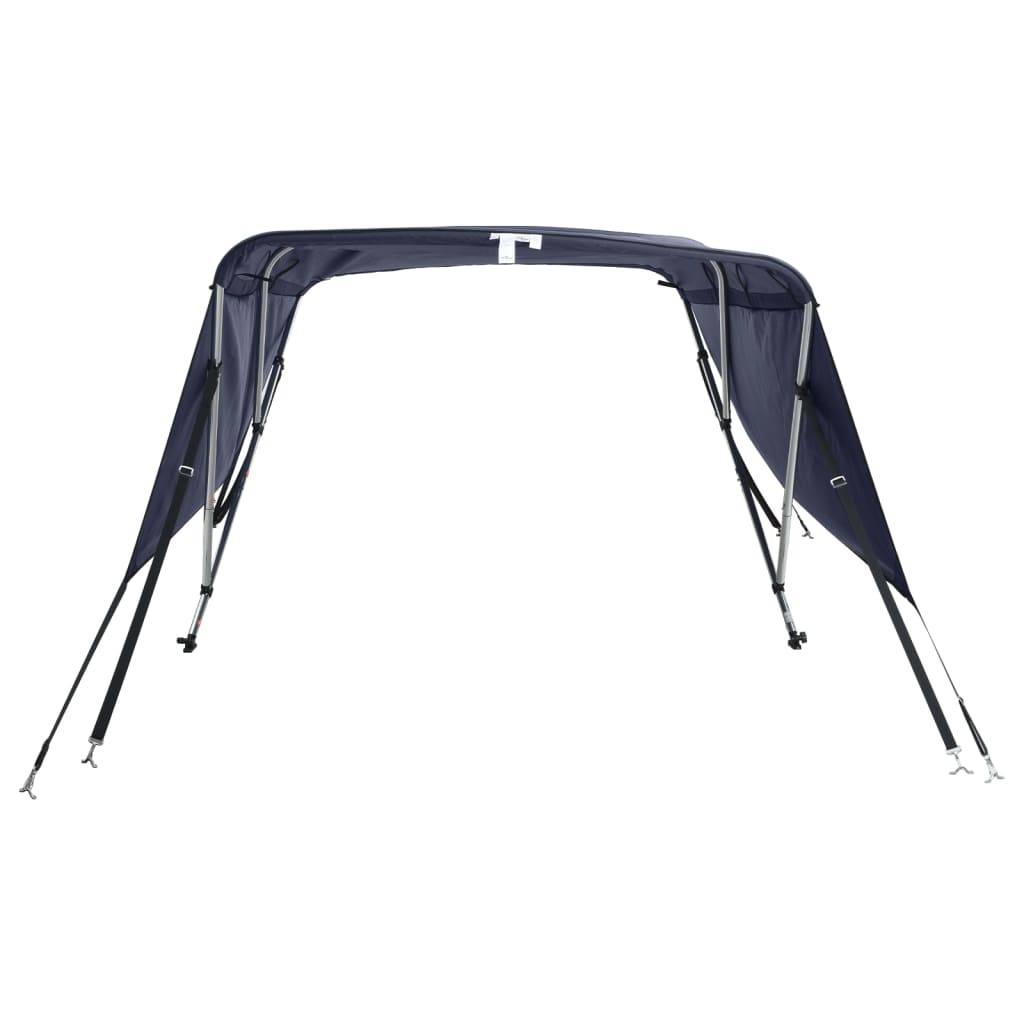 vidaXL 3-Bow Bimini-Top mit Seitenteilen 183x(170-182)x137 cm