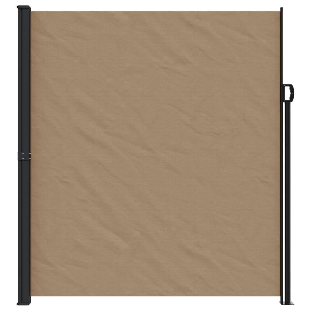 vidaXL Seitenmarkise Ausziehbar Taupe 220x300 cm