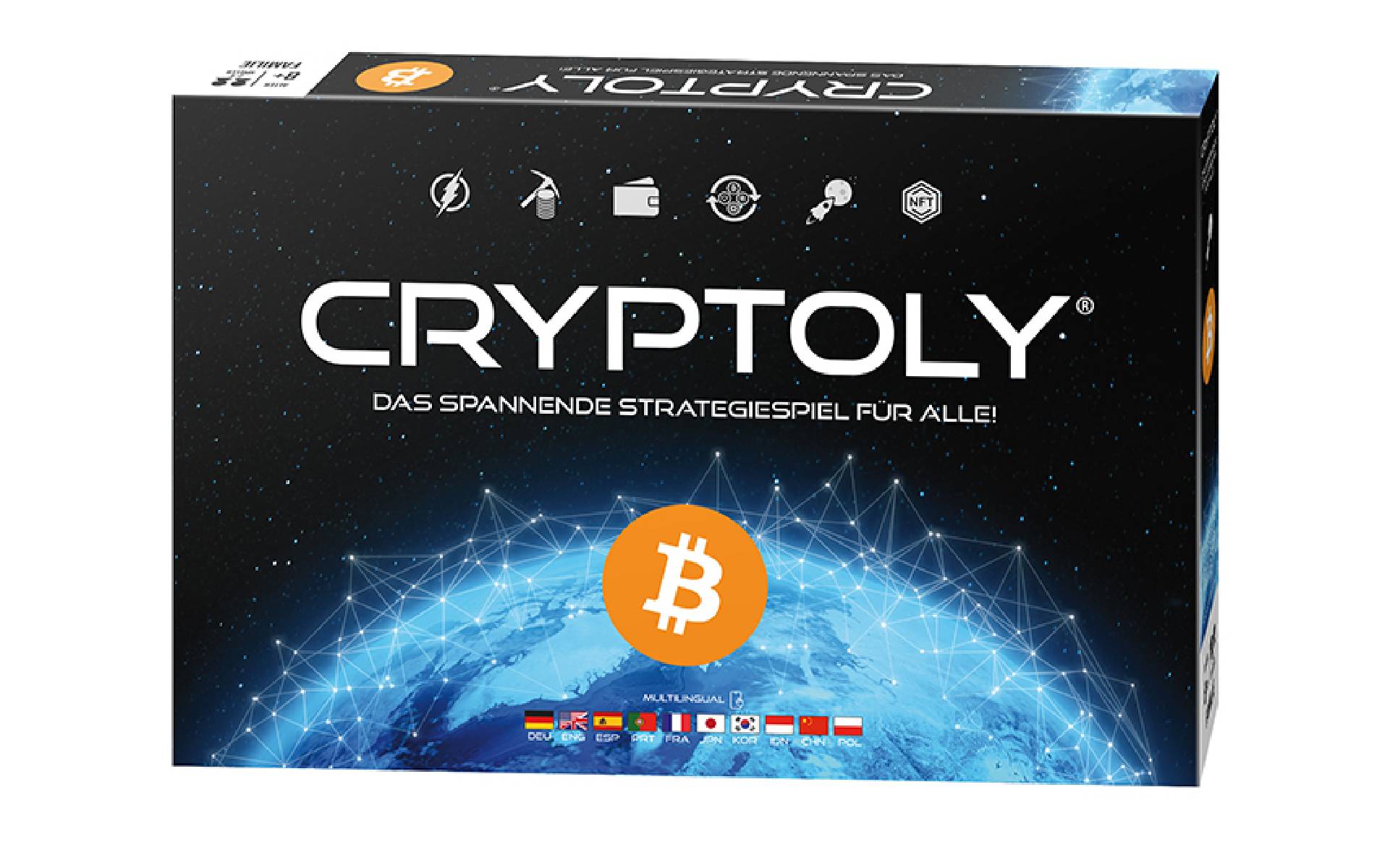 CRYPTOLY - Das Strategiespiel für die ganze Familie! Deutsche Version für 2-6 Spieler ab 8 Jahren