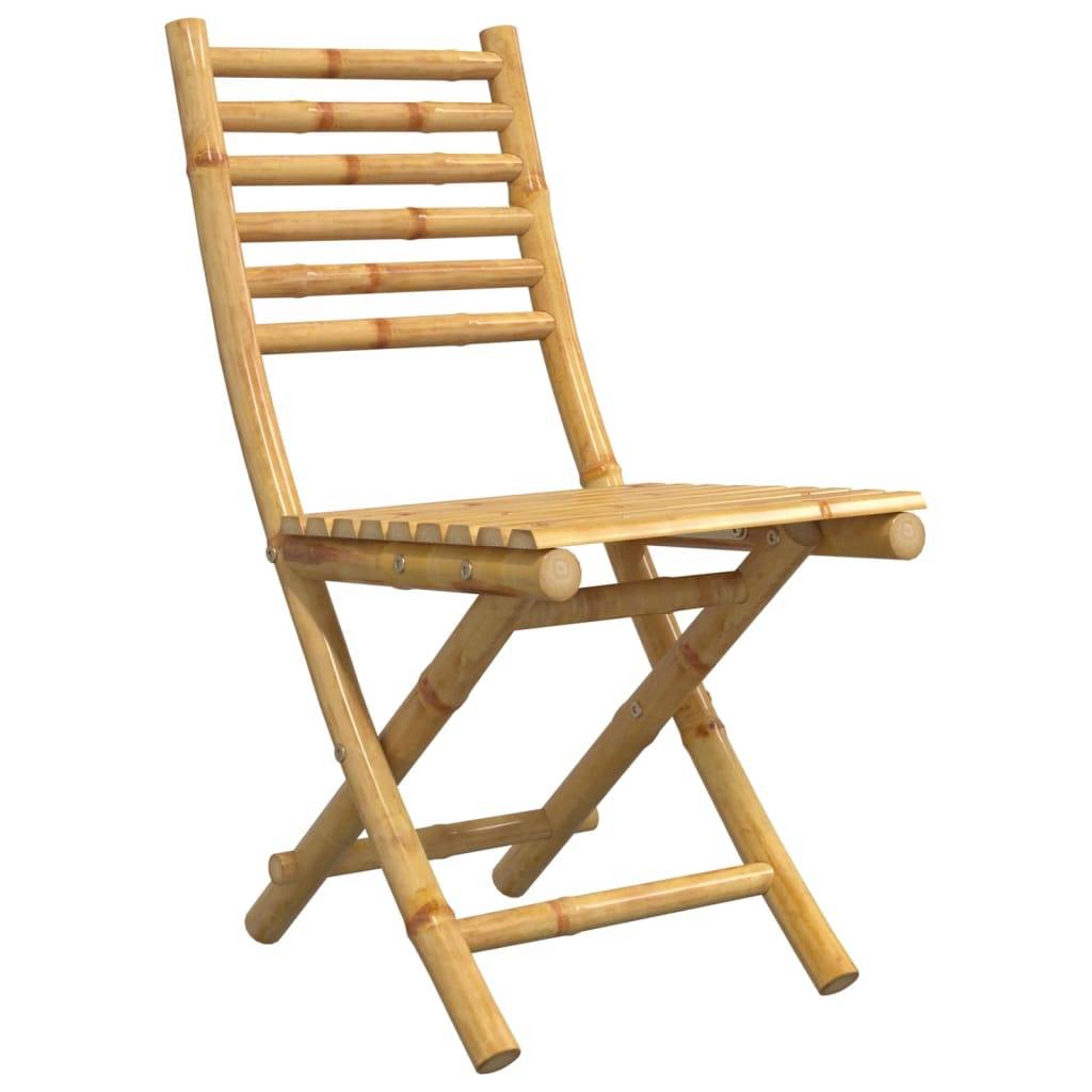 vidaXL Gartenstühle 6 Stk. Klappbar 43x54x88 cm Bambus