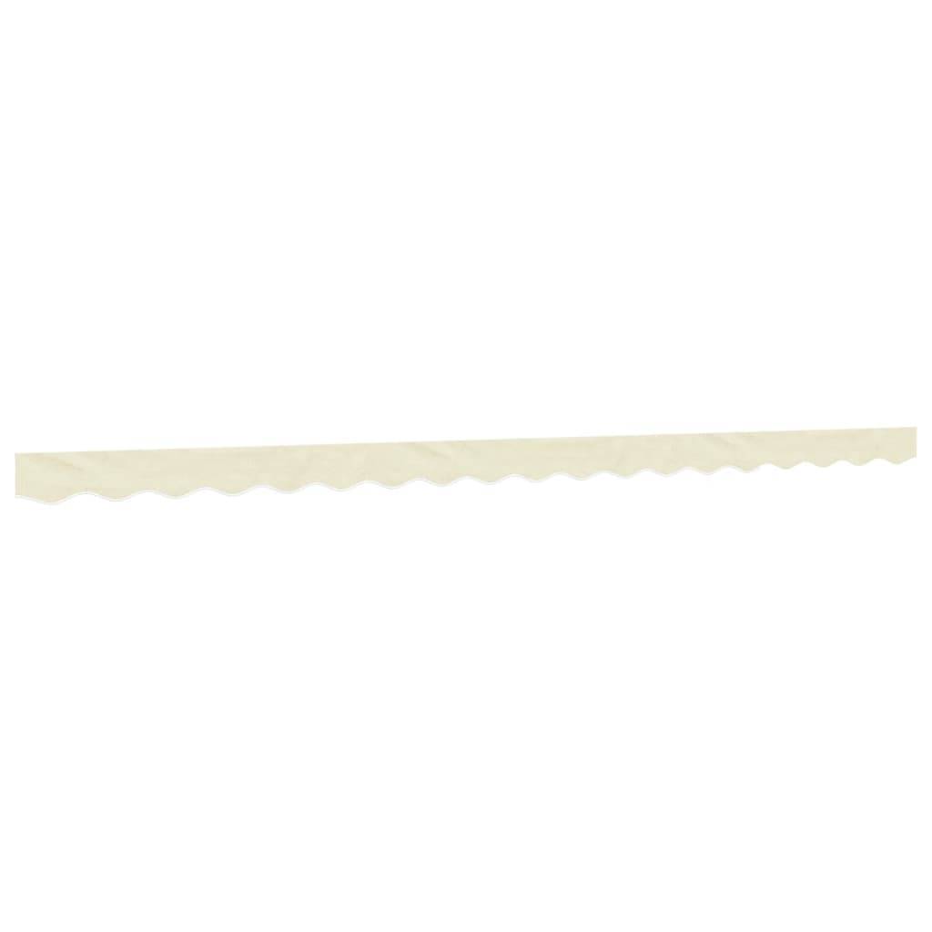 vidaXL Markisenvolant Creme Gestreift 4,5 m