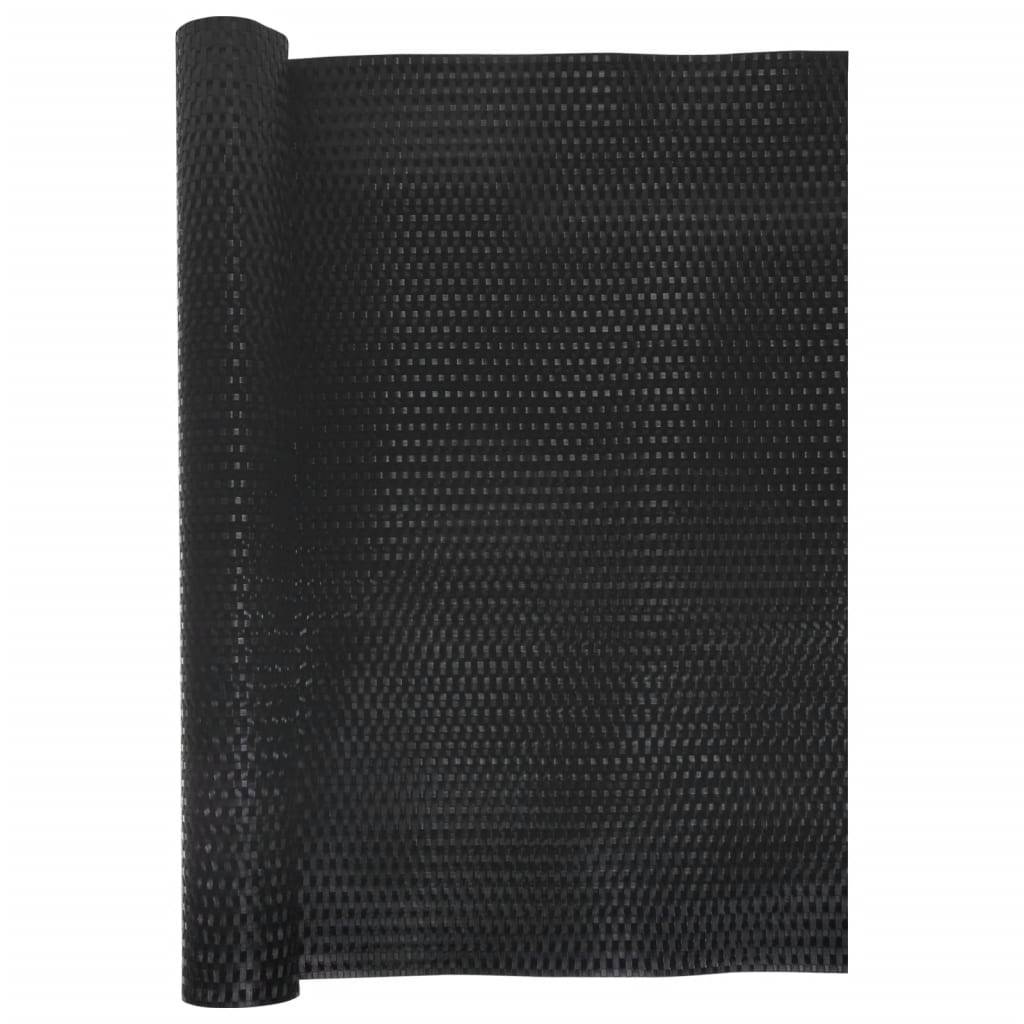 vidaXL Balkon-Sichtschutz Schwarz 400x100 cm Poly Rattan