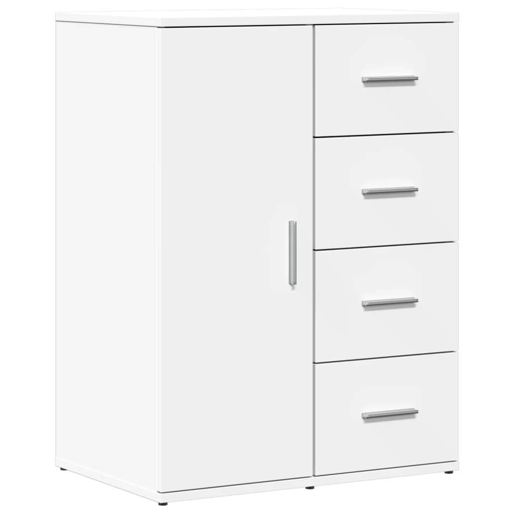 vidaXL Sideboard Weiß 59x39x80 cm Holzwerkstoff